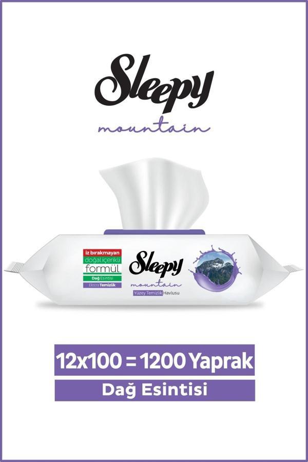 Sleepy Mountain Yüzey Temizlik Havlusu&Mendili Dağ Esintisi 12x100 (1200 Yaprak) - Image 1