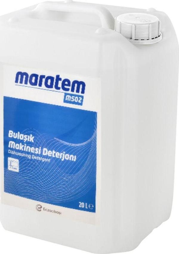 Maratem M502 Endüstriyel Bulaşık Makinesi Deterjanı 20L - Image 1