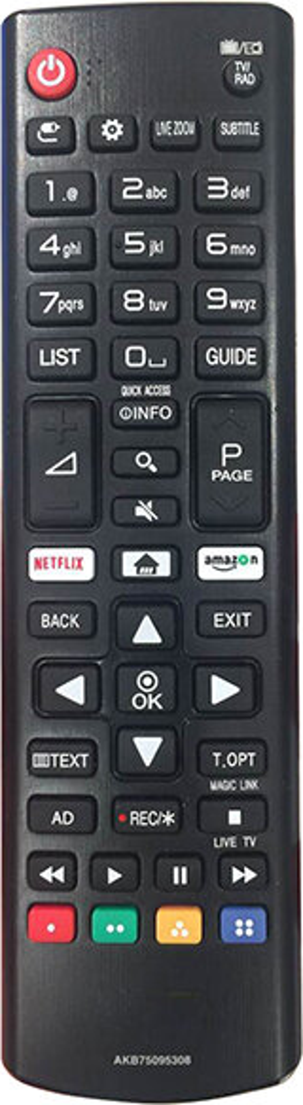 LG AKB75375608 NETFLİX AMAZON TUŞLU KUMANDA - Image 1