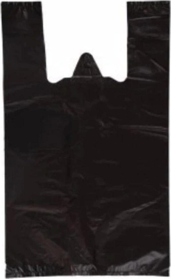 A Kalite Siyah Hışır Atlet Poşet 1 Kg Büyük Boy - Image 1