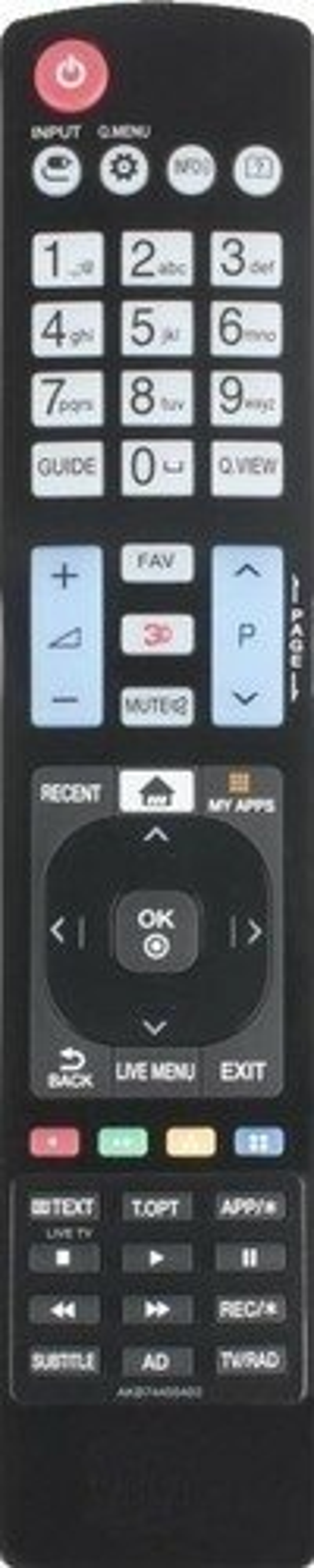 LG 47LA620V-ZA Uyumlu Kumanda - Image 1
