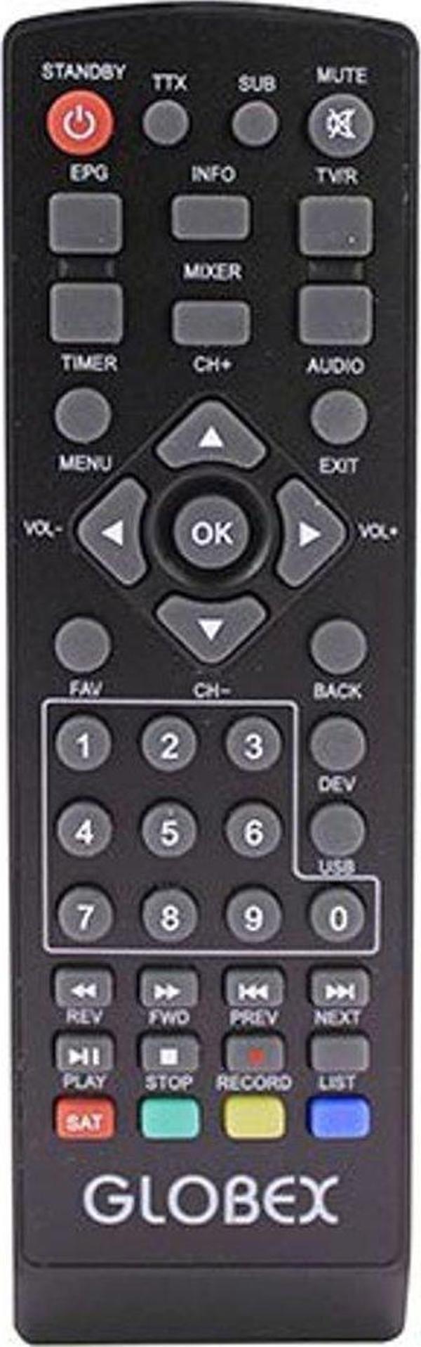 Globex GLB-8800 Mini HD Uydu Alıcı Kumandası - Image 1