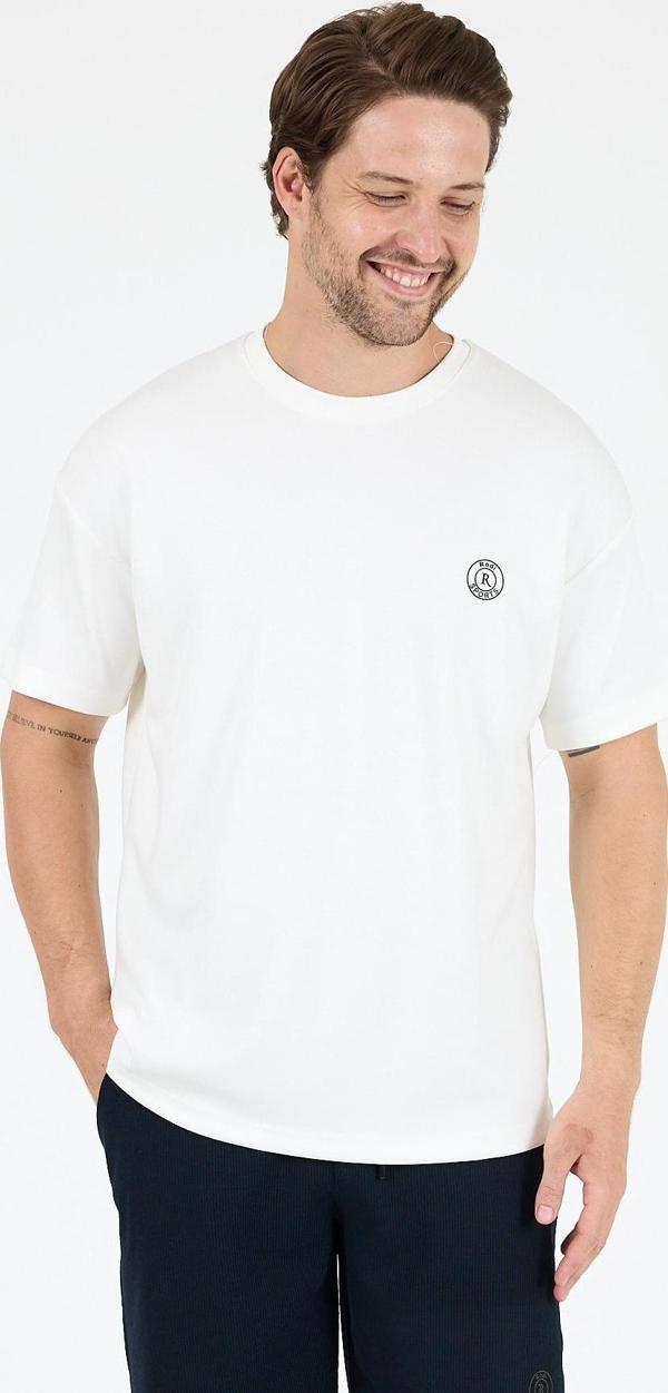 Oversize Bisiklet Yaka Kısa Kollu Erkek T-Shirt Salaş Rahat Kalıp, Yazlık Erkek Basic Tişört 7840 - Image 1