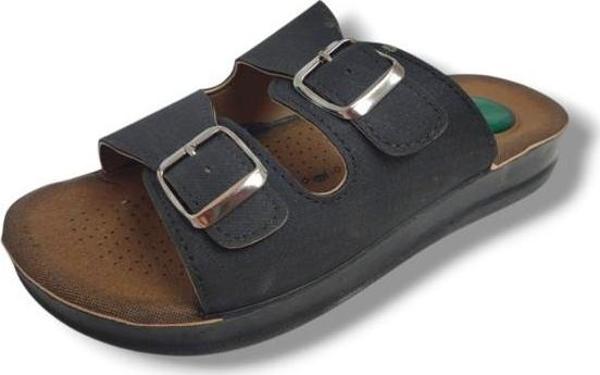 Enes 6142-25 Anatomik Jel Taban Suya Dayanıklı Erkek Terlik - Image 1