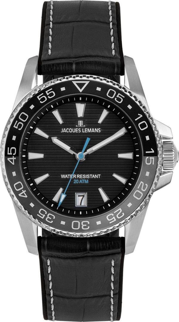 JACQUES LEMANS 1-2205A LIVERPOOL DIVER ERKEK KOL SAATİ - Image 1