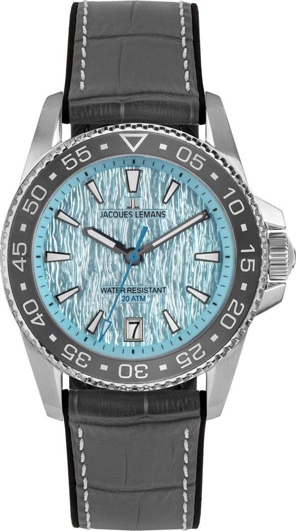 JACQUES LEMANS 1-2205F LIVERPOOL DIVER ERKEK KOL SAATİ - Image 1