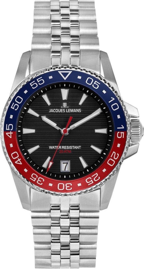 JACQUES LEMANS 1-2205K LIVERPOOL DIVER ERKEK KOL SAATİ - Image 1