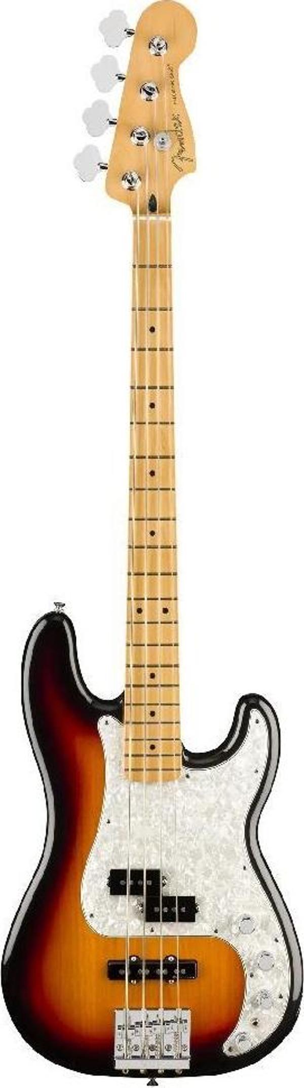 Fender Player II Modified Active Precision Bass Akçaağaç Klavye 3 Ton Sunburst Bas Gitar - Image 1