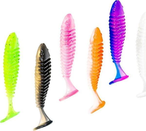 Crony Worm Tail Series 4,5 Cm White 20 Pcs   - Image 1