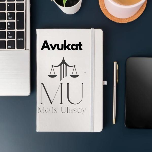 Avukatlara Özel İsim Yazılı Tasarımlı Defter - Image 1