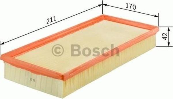Bosch Hava Filtresi 41X206X170 Xsara 1.6 16V 00 Nfu Tu5Jp4 - Image 1