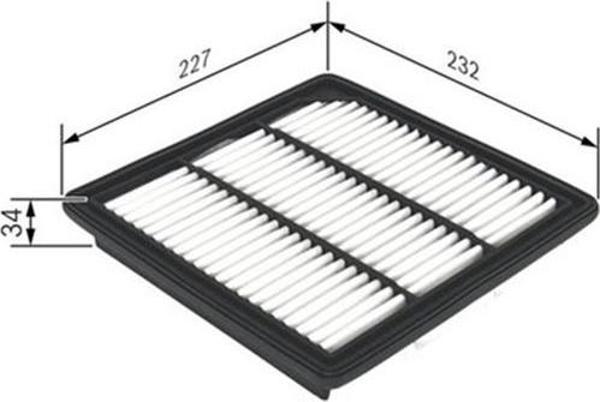 Bosch Hava Filtresi Freemont 11 F026400407 - Image 1