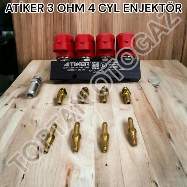 Atiker Enjektör - 4 Silindir - 3 Ohm - Yeni Üretin Tarihli - Image 1