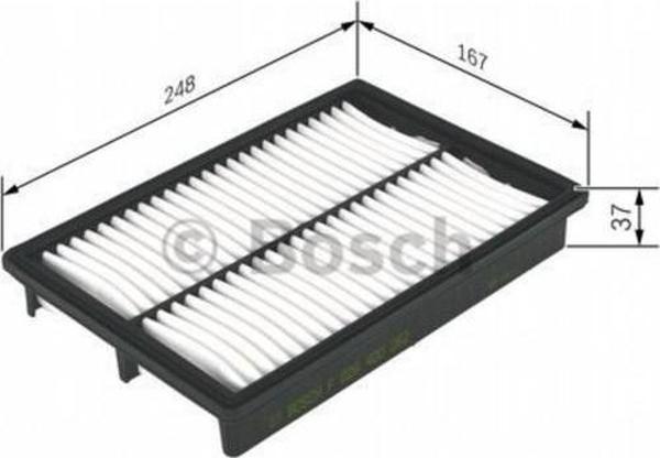 Bosch F026400062 Hava Filtresi Hyundai Accent 1.5 Crdi D3 Ea 2811 - Image 1