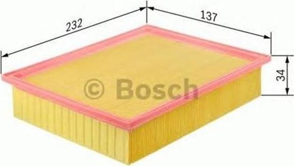 Bosch F026400101 Hava Filtresi Nissan Qashqaı 1.5 Dci 07> Mıcra Iıı-Note 1.6 06> - Image 1