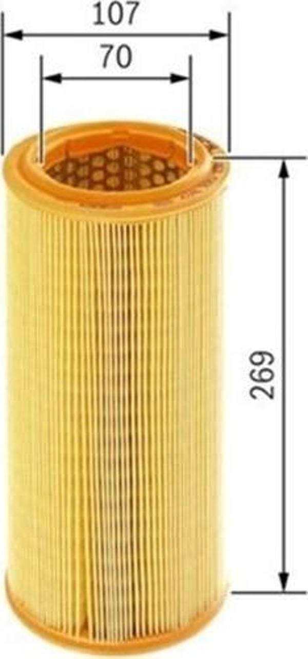 Bosch 0986TF0064 Hava Filtresi Doblo 1.6 16V-1.9D-1.9JTD 2001 2006 119-223 1457433307 - Image 1