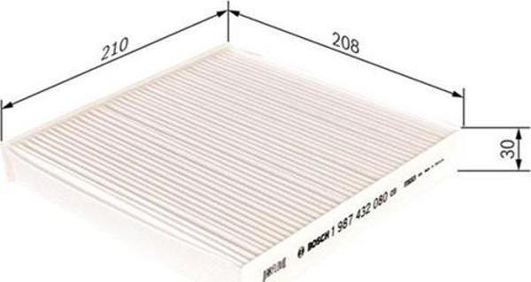 Bosch Polen Filtresi Lgn Iı 1.6-2.0 16V 01-03 1987432080 - Image 1