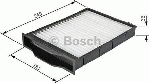 Bosch Polen Filtresi Megane 2 Çerçeveli̇ 0986TF0042 - Image 1