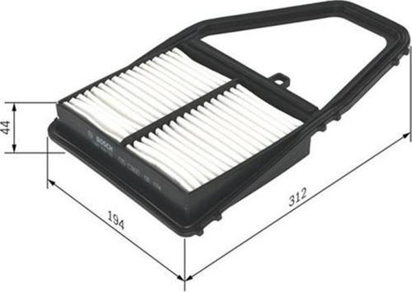 Bosch Hava Filtresi Cıvıc Vıı 1.4-1.6-1.7 Ie Vtec- 2.0 1987429176 - Image 1