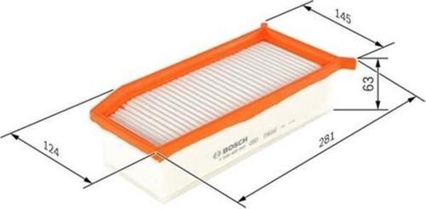 Bosch Hava Filtresi Clıo Iv-Dacıa Logan-Sandero-Dukker 0.9 Tce-1.2 Tce-1.5 Dci 2012 F026400343 - Image 1