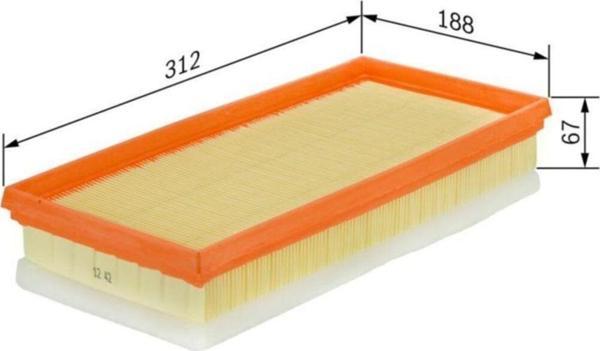 Bos-f026400007 Hava Filtresi Süngerli Transporter T5 20... - Image 1