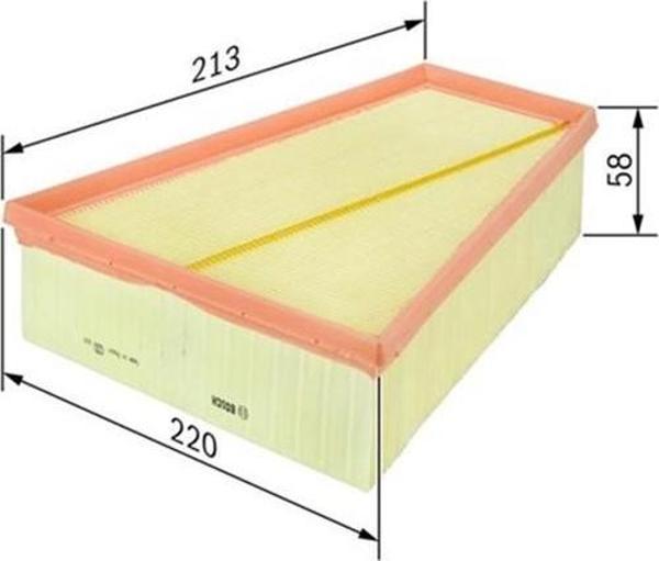 Bosch Hava Filtresi Polo 07 Ibıza 09 Fabıa 00 1.2-1.4 1457433532 - Image 1