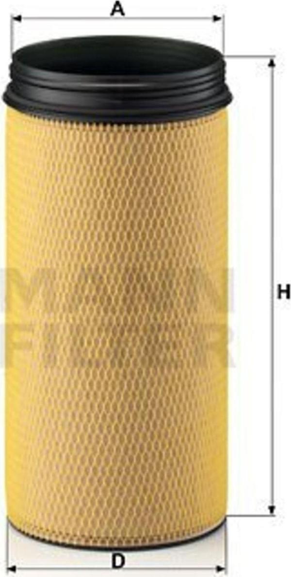 ( Cf1940) Sekunder Hava Filtresi (ağır Vasıta) - Image 1