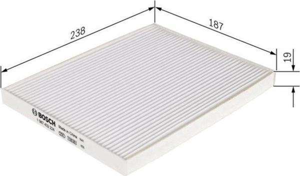 Polen Filtresi Ix35 10 Tucson 04 Kıa Sorento 06bos-1987432224 971332e260 971332e250 971332e260 97133 - Image 1