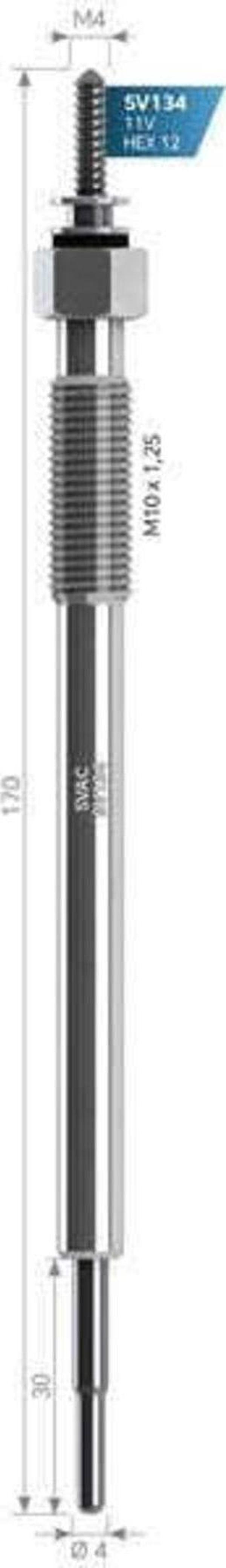 Sv134 Isıtma Kızdırma Bujisi L200 Cr 06-09 Euro4 Gx4170 1820a009 - Image 1
