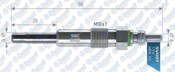 Kızdırma Bujisi .. ( Vw.transporter T5 - Passat-bora-golf-octavıa-superb-a2-a3 ) -sv007 - Image 1