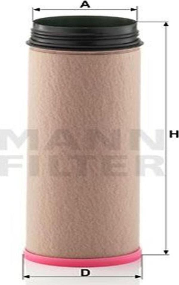 Cf1640 Hava Filtresi Ic Man Tgx Tgs D2066 D2676 07- Tga D2066 D2866 D2876 00 10293737 (WC438491) - Image 1