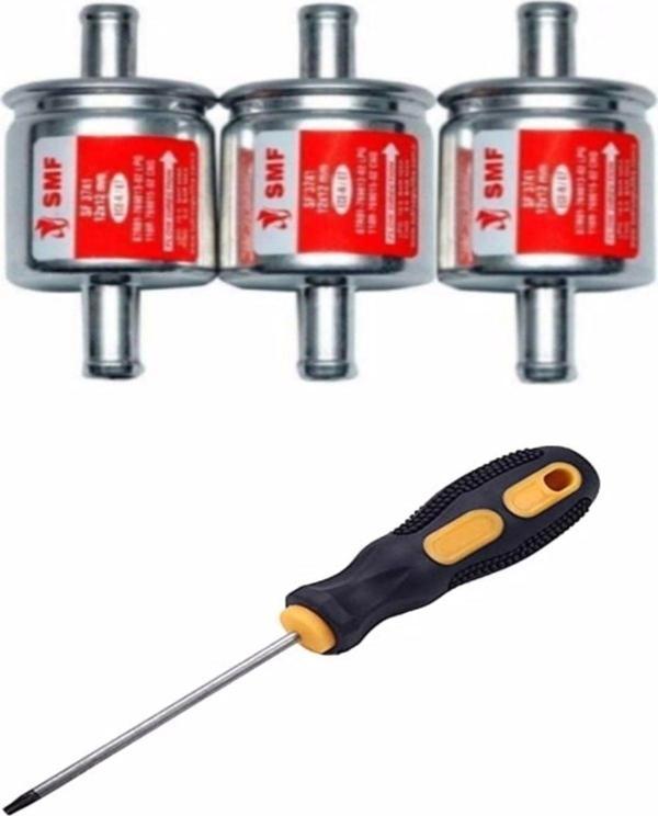 Atiker-akl-tartarini-cangas-vikars-mimgas-zavoli Uyumlu Gaz Filtresi 12-12mm 3 Adet(tornavida Hediye - Image 1