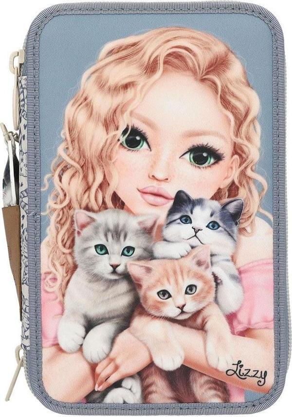 TOPModel Cat Love 3 Katlı İçi Dolu Kalem Çantası 13271 - Image 1