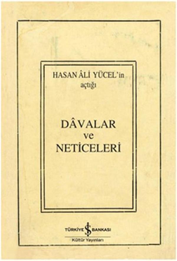 Davalar ve Neticeleri - İş Bankası Kültür Yayınları - Image 1