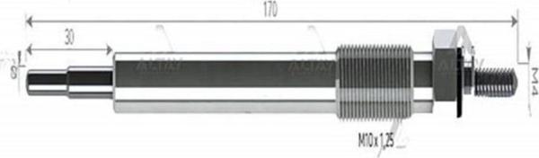 L200 Kızdırma Bujisi 11v 2005 Sonrası Triton Sv134 - Image 1