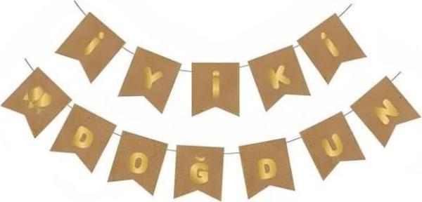 KRAFT-GOLD İYİ Kİ DOĞDUN BANNER - Image 1