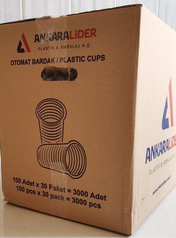 Ankara Lider Pet Bardak 180 Cc 3000 Adet - Image 1