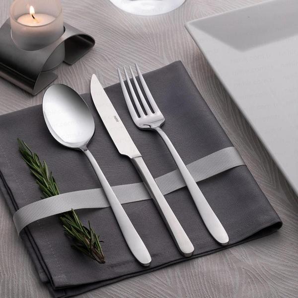 Nehir Sultan Sade 6lı Yemek Kaşık - Image 1