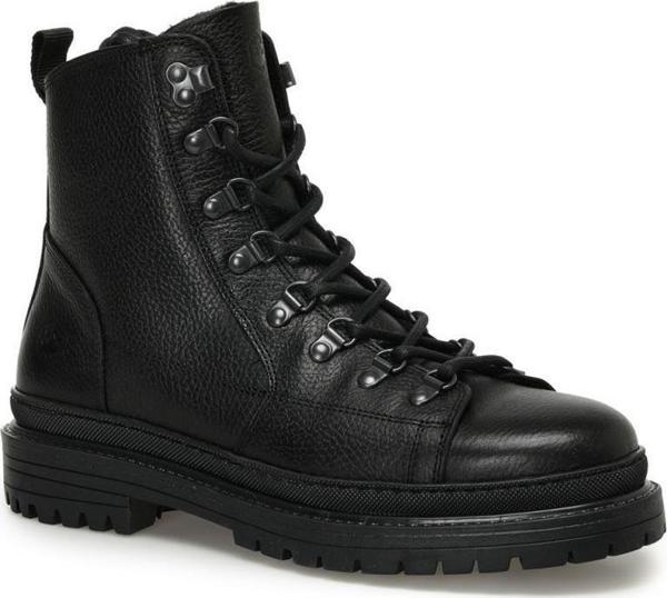 LUMBERJACK ESTEVES 3PR SİYAH HAKİKİ DERİ COMFORT CASUAL POSTAL BOT - Image 1