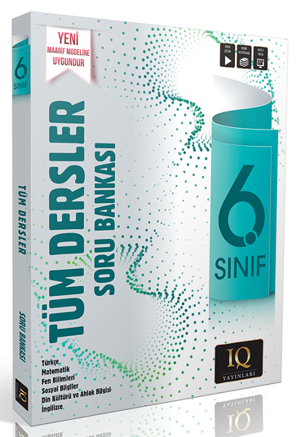 IQ Yayınları 6. Sınıf Tüm Dersler Soru Bankası IQ Yayınları - PRF Paraf Yayınları - Image 1