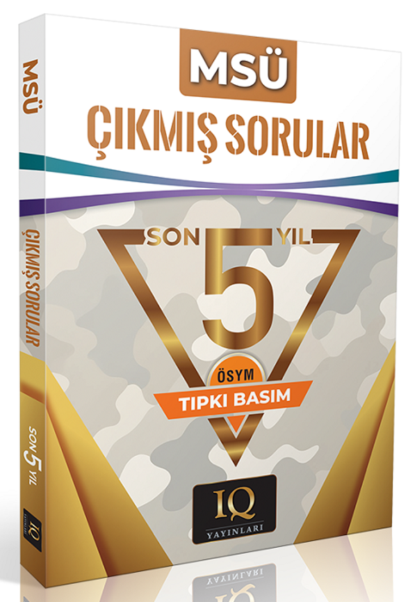 IQ Yayınları MSÜ Çıkmış Sorular Son 5 Yıl Tıpkı Basım IQ Yayınları - PRF Paraf Yayınları - Image 1