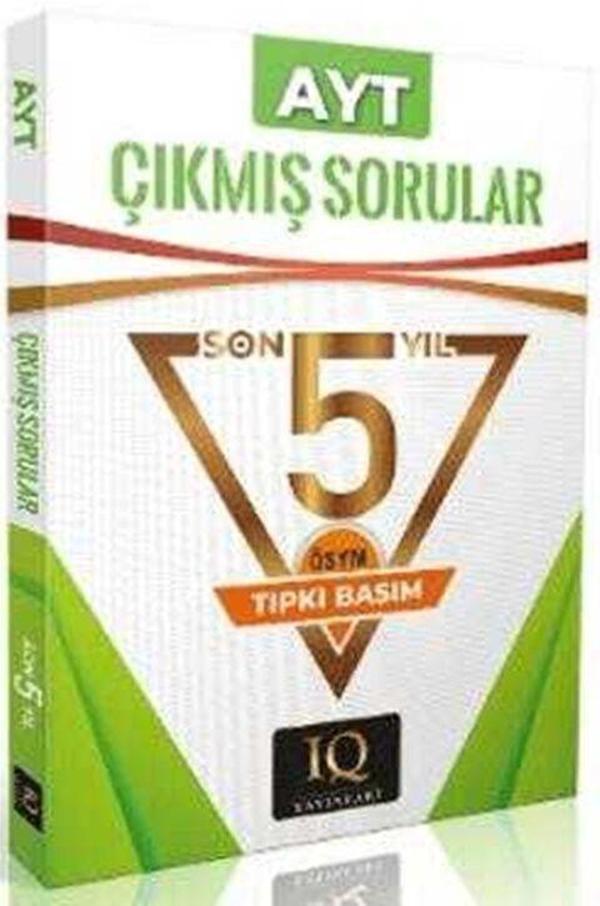 IQ Yayınları YKS AYT Çıkmış Sorular Son 5 Yıl Tıpkı Basım IQ Yayınları - PRF Paraf Yayınları - Image 1