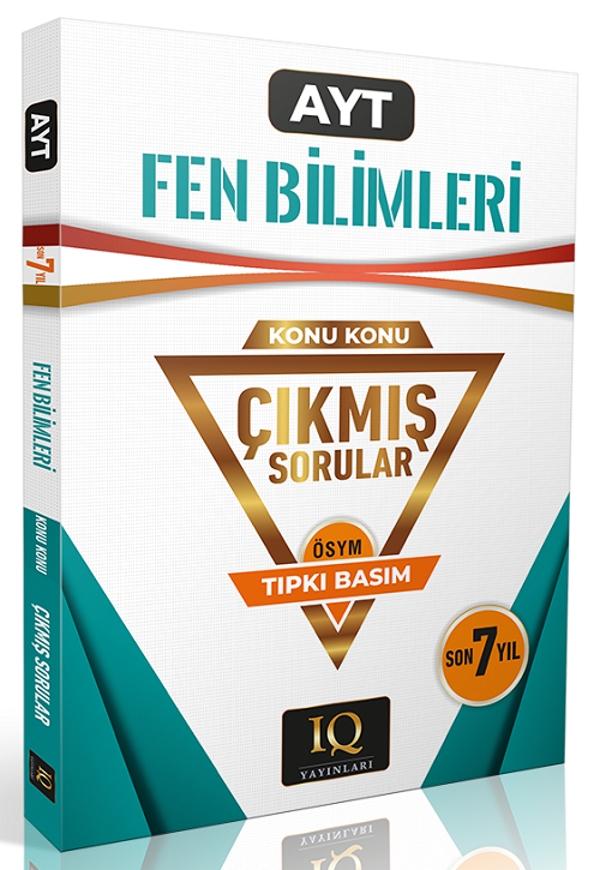 IQ Yayınları YKS AYT Fen Bilimleri Çıkmış Sorular Son 7 Yıl Konu Konu Tıpkı Basım IQ Yayınları - PRF Paraf Yayınları - Image 1