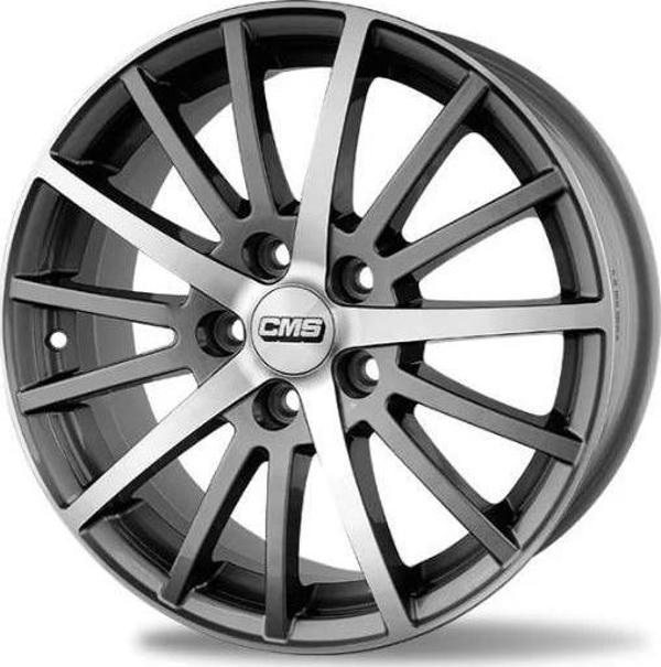 CMS-466-10 6.5x16" -5x120 ET45 67.2 Racing Silver Jant (4 Adet) - Image 1