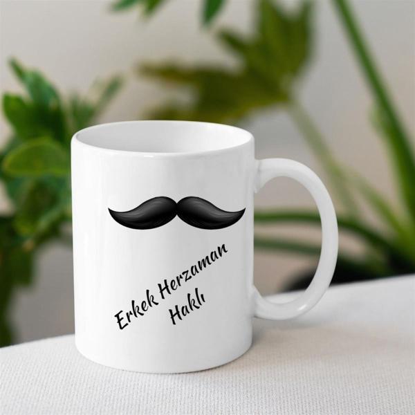 Erkek Herzaman Haklı Tasarımlı Bardak - Image 1