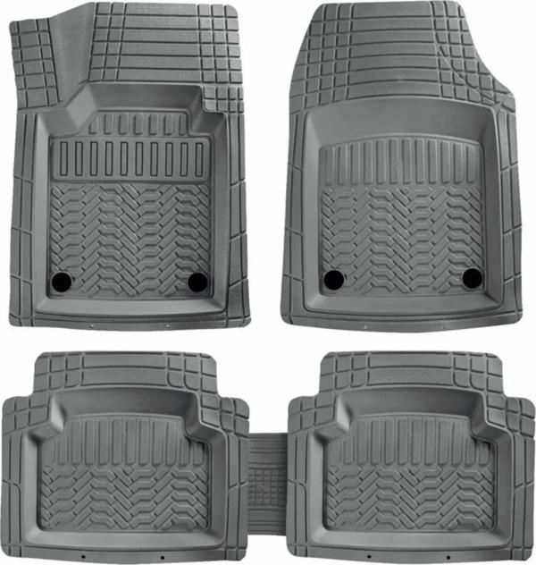 Ford Fusion 2002-2012 Uyumlu Havuzlu Oto Paspas A+ Gri - Image 1