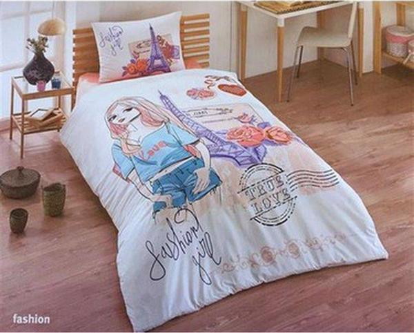 Taç Kristal Tek Kişilik Ranforce Nevresim Takımı - Fashion - Image 1
