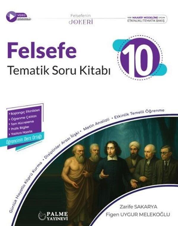10. Sınıf Felsefe Tematik Soru Kitabı Palme Yayınları - Palme Yayınları - Image 1