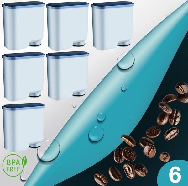 Pure Kafe PH012 - Philips Saeco Aquaclean için Kahve Makinesi Su Filtresi 6 ADET - Image 1
