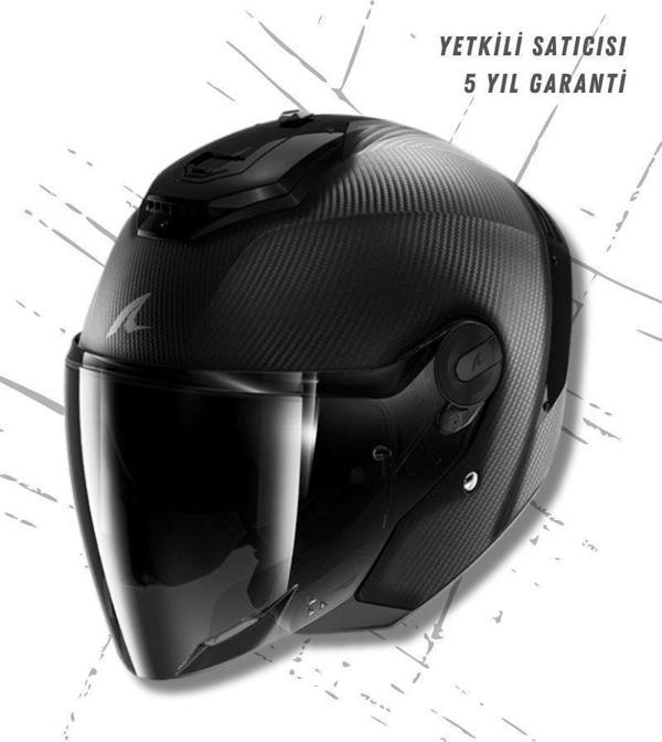 Shark Rs Jet Full Carbon Mat Açık Kask - Image 1